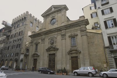 Fachada de Santa Trinita, 1593-94 de Bernardo Buontalenti